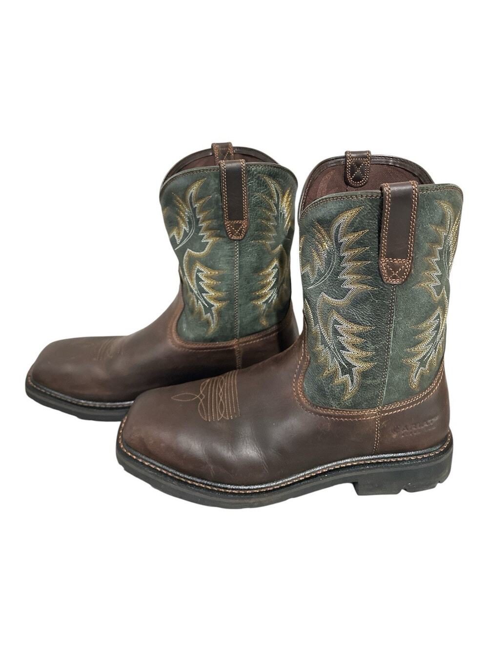 Ariat Men's Sierra Wide Square Steel Toe Work Boots Size 12EE